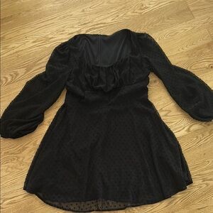 Elegant Black Long Sleeve Dress- WORN ONCE